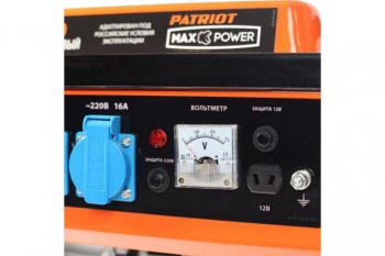 16 299 р. Бензогенератор 1.2кВт 4такт. расх.=1.1л/ч. бак=6л PATRIOT PATRIOT 474103125 PATRIOT 474103125  с доставкой в г. Воронеж. Увеличить фотографию 3