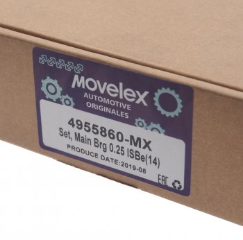 2 599 р. Вкладыши КАМАЗ дв.CUMMINS ISBe,ISDe коренные d=0.25 комплект 14шт. MOVELEX MOVELEX 4955860-mx  с доставкой в г. Воронеж. Увеличить фотографию 3