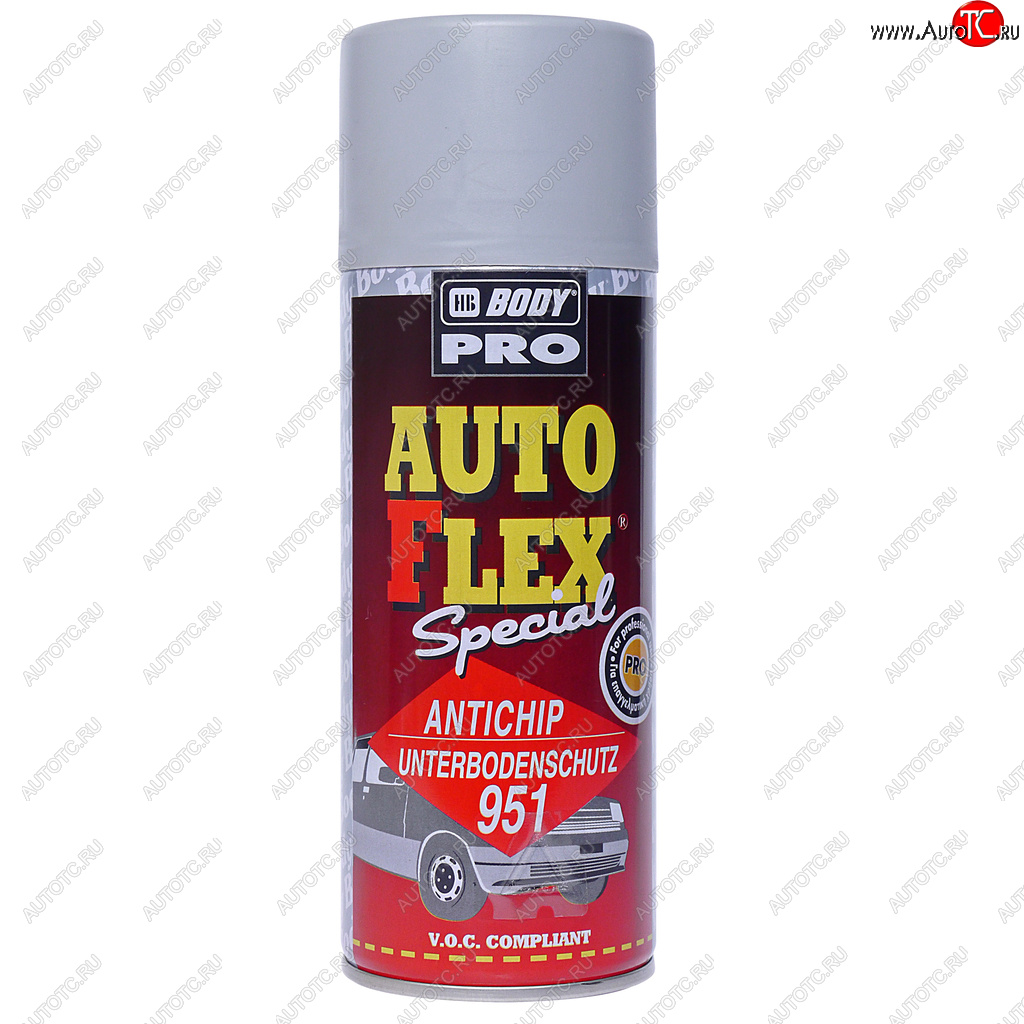 669 р. Антигравий серый аэрозоль 0.4л Autoflex U951 PRO BODY BODY 5100700030  с доставкой в г. Воронеж