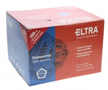 8 749 р. Генератор ВАЗ-2123 (выпуска после 2003г.) инжектор 14В 130А ELTRA ELTRA 5112.3771-30 т  с доставкой в г. Воронеж. Увеличить фотографию 5