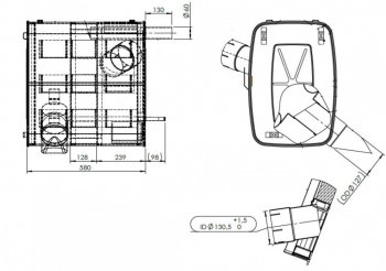 38 899 р. Глушитель MERCEDES Actros E-line DINEX DINEX 51307  с доставкой в г. Воронеж. Увеличить фотографию 2