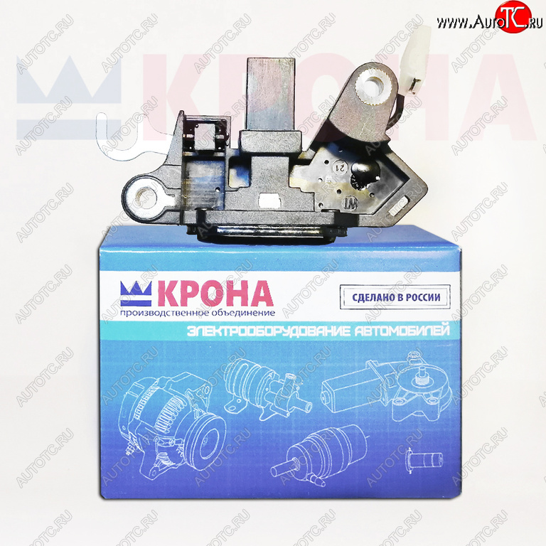 1 259 р. Щеткодержатель ВАЗ-1118 генератора 9402.3701-06 в сборе КРОНА КРОНА 602.3701 КРОНА 602.3701  с доставкой в г. Воронеж