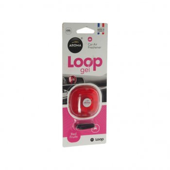Ароматизатор на дефлектор гелевый (красные фрукты) Loop AROMA CAR AROMA CAR 63115