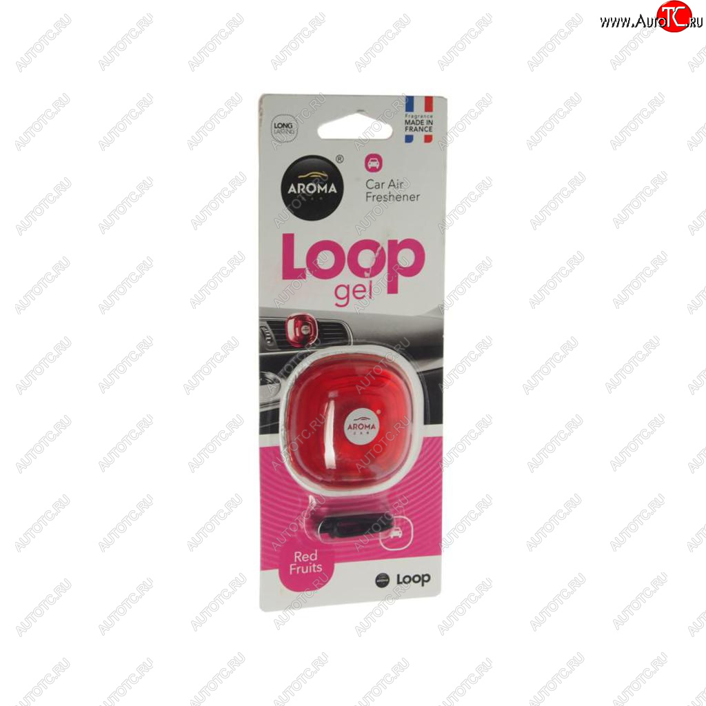 299 р. Ароматизатор на дефлектор гелевый (красные фрукты) Loop AROMA CAR AROMA CAR 63115  с доставкой в г. Воронеж