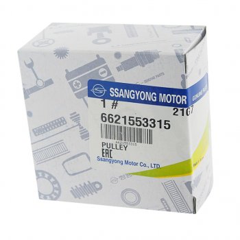 5 649 р. Шкив SSANGYONG Actyon (06-),Kyron (05-),Rexton (02-),Rodius (04-) (D2027) генератора OE SSANGYONG 6621553315  с доставкой в г. Воронеж. Увеличить фотографию 2