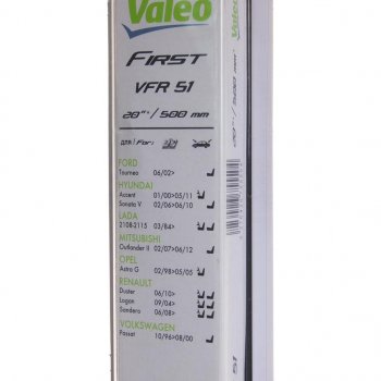 829 р. Щетка стеклоочистителя 500мм каркасная First VALEO VALEO 675550  с доставкой в г. Воронеж. Увеличить фотографию 2