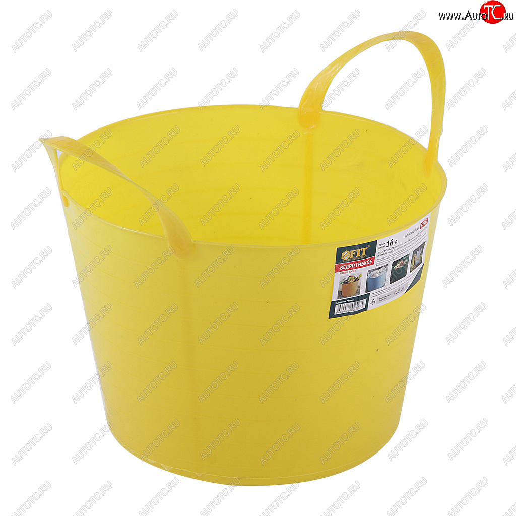 599 р. Ведро 16л пластик гибкое FIT FIT 67847  с доставкой в г. Воронеж
