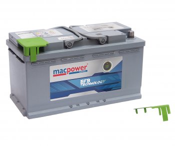 19 649 р. Аккумулятор MACPOWER EFB 100Ач обратная полярность MACPOWER 6ст100(0) smf56633  с доставкой в г. Воронеж. Увеличить фотографию 2