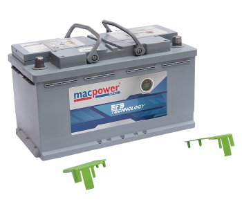 19 649 р. Аккумулятор MACPOWER EFB 100Ач обратная полярность MACPOWER 6ст100(0) smf56633  с доставкой в г. Воронеж. Увеличить фотографию 3