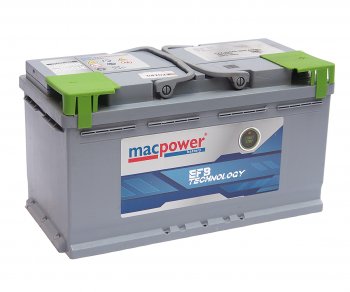 Аккумулятор MACPOWER EFB 100Ач обратная полярность MACPOWER 6ст100(0) smf56633