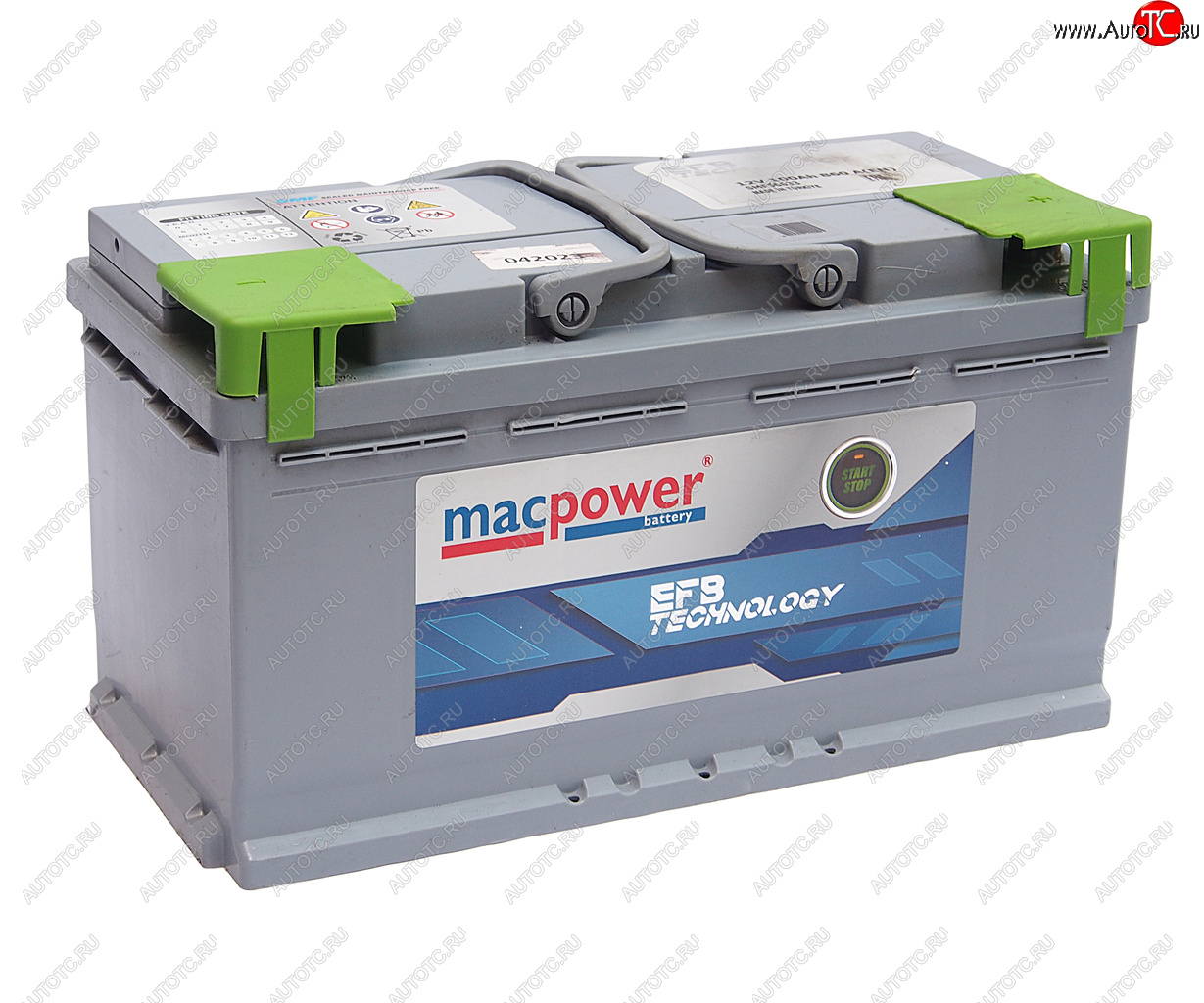 19 649 р. Аккумулятор MACPOWER EFB 100Ач обратная полярность MACPOWER 6ст100(0) smf56633  с доставкой в г. Воронеж