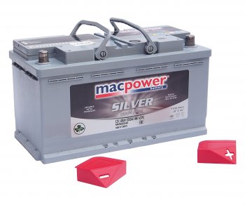 15 799 р. Аккумулятор MACPOWER 100Ач обратная полярность MACPOWER 6ст100(0) smf60049  с доставкой в г. Воронеж. Увеличить фотографию 3