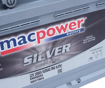 15 799 р. Аккумулятор MACPOWER 100Ач MACPOWER 6ст100(1) smf60044  с доставкой в г. Воронеж. Увеличить фотографию 3
