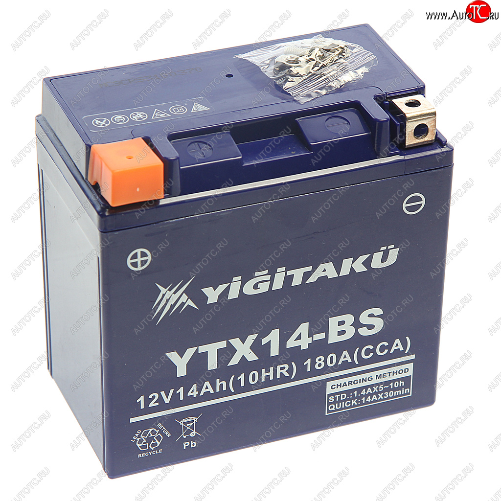 5 299 р. Аккумулятор YIGITAKU MOTO GEL 14А/ч MACPOWER 6ст14 ytx14-bs(mf) MACPOWER 6ст14 ytx14-bs(mf)  с доставкой в г. Воронеж