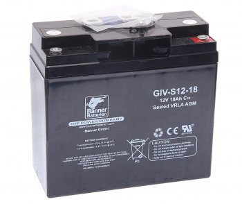 Аккумулятор BANNER GIV-S 18Ач BANNER 6ст18 giv-s 12-18