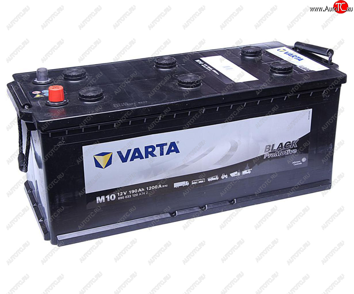 32 999 р. Аккумулятор VARTA Promotive Black HD 190Ач VARTA 6ст190(4) m10  с доставкой в г. Воронеж