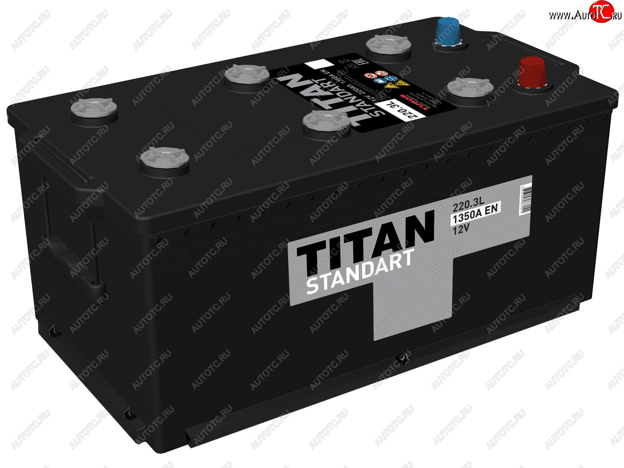 27 799 р. Аккумулятор ТИТАН Standart 220Ач обратная полярность ТИТАН 6ст220(3)  с доставкой в г. Воронеж