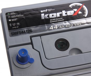 8 999 р. Аккумулятор KORTEX SILVER Dynamic ASIA 44Ач обратная полярность KORTEX 6ст44(0) smf544126 (b19)  с доставкой в г. Воронеж. Увеличить фотографию 2