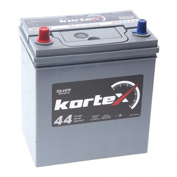 Аккумулятор KORTEX SILVER Dynamic ASIA 44Ач KORTEX 6ст44(1) smf544127 (b19)