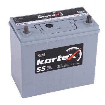 Аккумулятор KORTEX SILVER Dynamic ASIA 55Ач обратная полярность KORTEX 6ст55(0) smf555155 (b24)