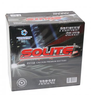 8 549 р. Аккумулятор SOLITE 59Ач обратная полярность SOLITE 6ст59(0) 70b24l  с доставкой в г. Воронеж. Увеличить фотографию 3
