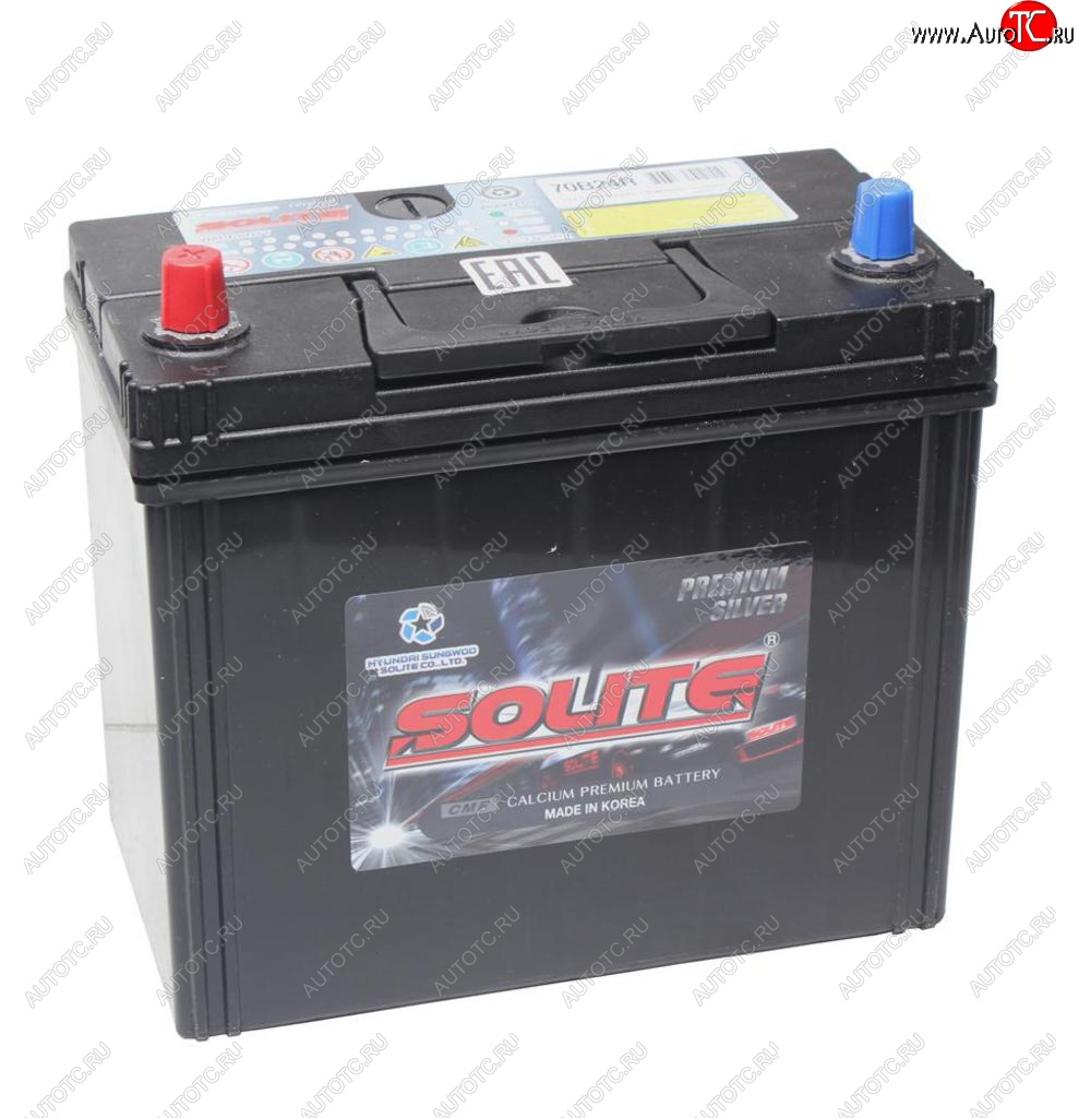 8 599 р. Аккумулятор SOLITE 59Ач SOLITE 6ст59(1) 70b24r  с доставкой в г. Воронеж