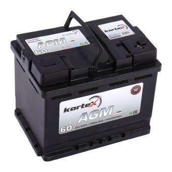 19 999 р. Аккумулятор KORTEX AGM 60Ач обратная полярность KORTEX 6ст60(0) agm560901  с доставкой в г. Воронеж. Увеличить фотографию 2
