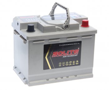 Аккумулятор SOLITE AGM 60Ач обратная полярность SOLITE 6ст60(0) agm60l