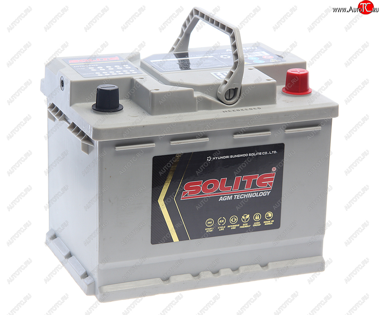 21 499 р. Аккумулятор SOLITE AGM 60Ач обратная полярность SOLITE 6ст60(0) agm60l  с доставкой в г. Воронеж