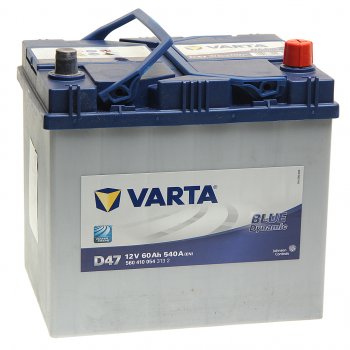 Аккумулятор VARTA Blue Dynamic 60Ач обратная полярность VARTA 6ст60(0) d47