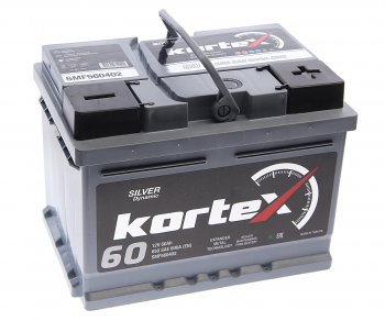 Аккумулятор KORTEX SILVER Dynamic 60Ач обратная полярность, низкий KORTEX 6ст60(0) smf560402