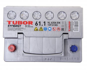 9 999 р. Аккумулятор TUBOR Synergy 61Ач TUBOR 6ст61(1)  с доставкой в г. Воронеж. Увеличить фотографию 2
