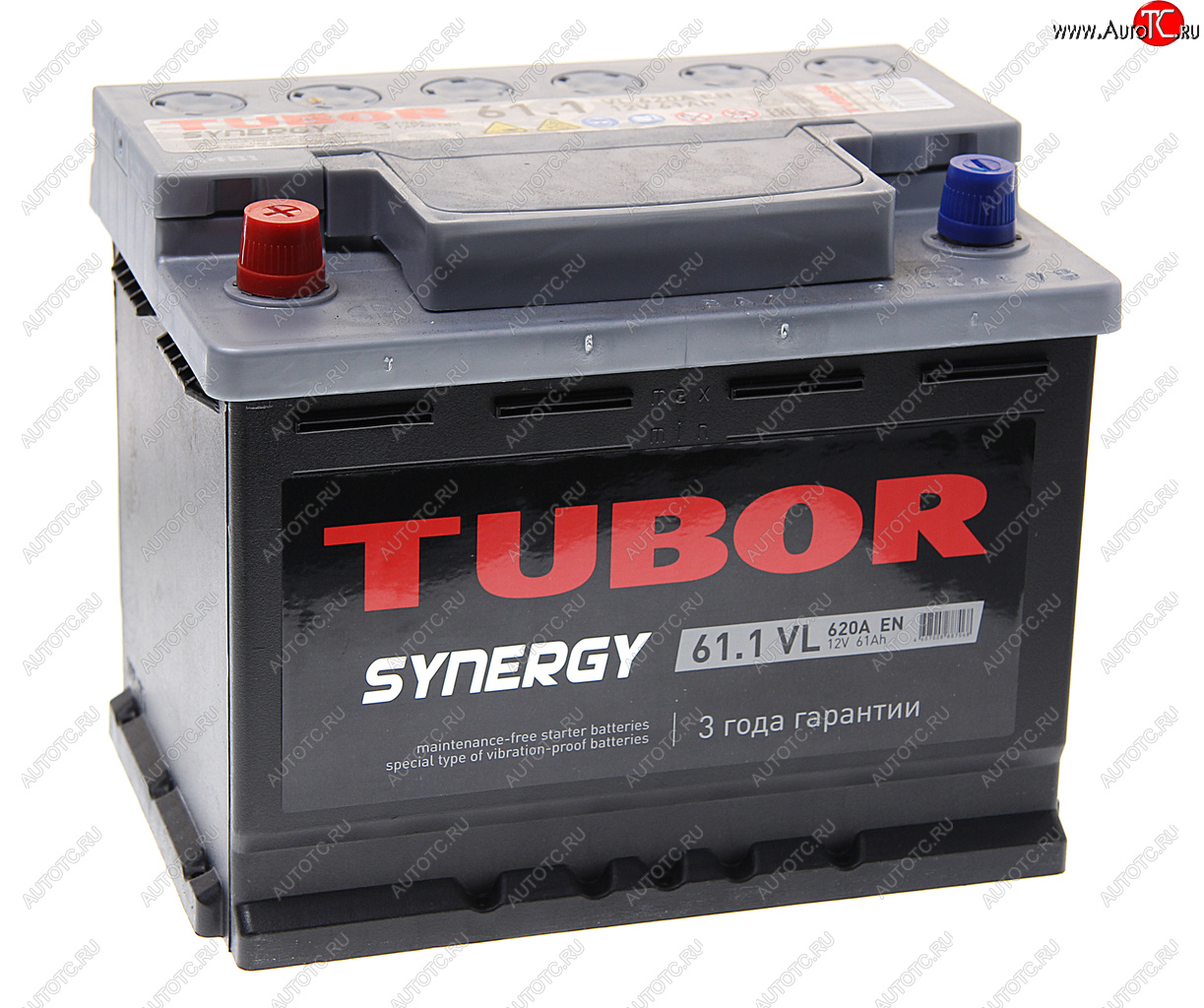 9 999 р. Аккумулятор TUBOR Synergy 61Ач TUBOR 6ст61(1)  с доставкой в г. Воронеж