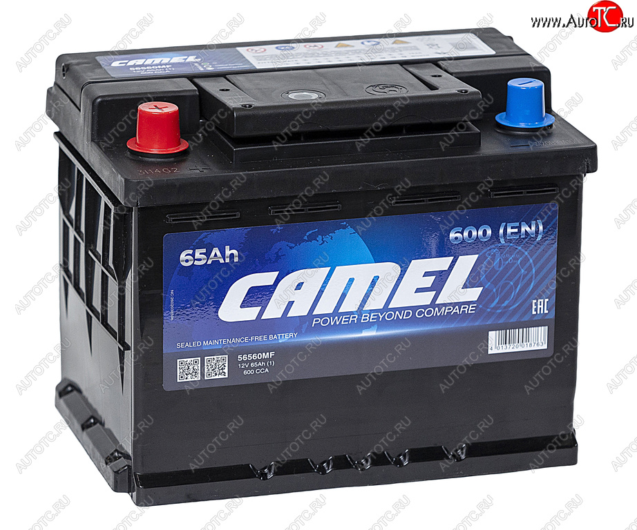 8 199 р. Аккумулятор CAMEL 65Ач CAMEL 6ст65(1) l2  с доставкой в г. Воронеж