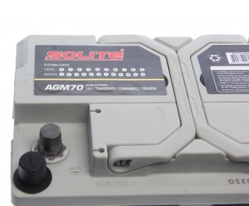 25 599 р. Аккумулятор SOLITE AGM 70Ач обратная полярность SOLITE 6ст70(0) agm70l  с доставкой в г. Воронеж. Увеличить фотографию 3