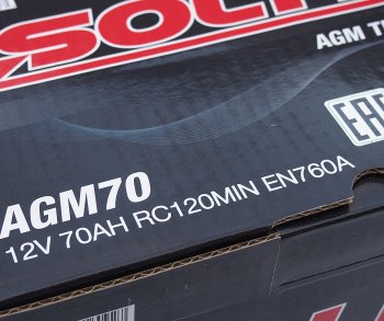25 599 р. Аккумулятор SOLITE AGM 70Ач обратная полярность SOLITE 6ст70(0) agm70l  с доставкой в г. Воронеж. Увеличить фотографию 5