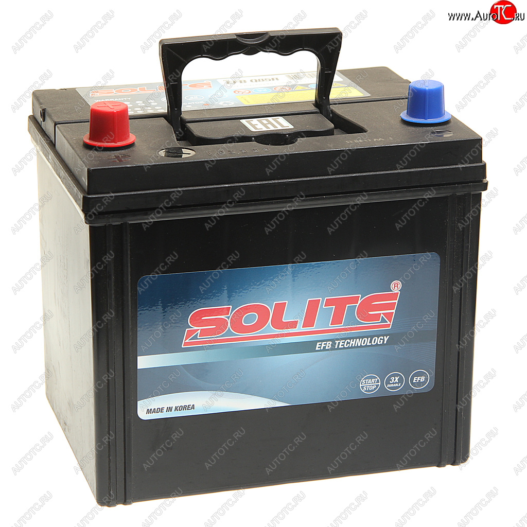 15 599 р. Аккумулятор SOLITE EFB Asia 70Ач SOLITE 6ст70(1) q85r  с доставкой в г. Воронеж