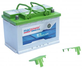 15 599 р. Аккумулятор MACPOWER EFB 72Ач обратная полярность MACPOWER 6ст72(0) smf54523  с доставкой в г. Воронеж. Увеличить фотографию 3