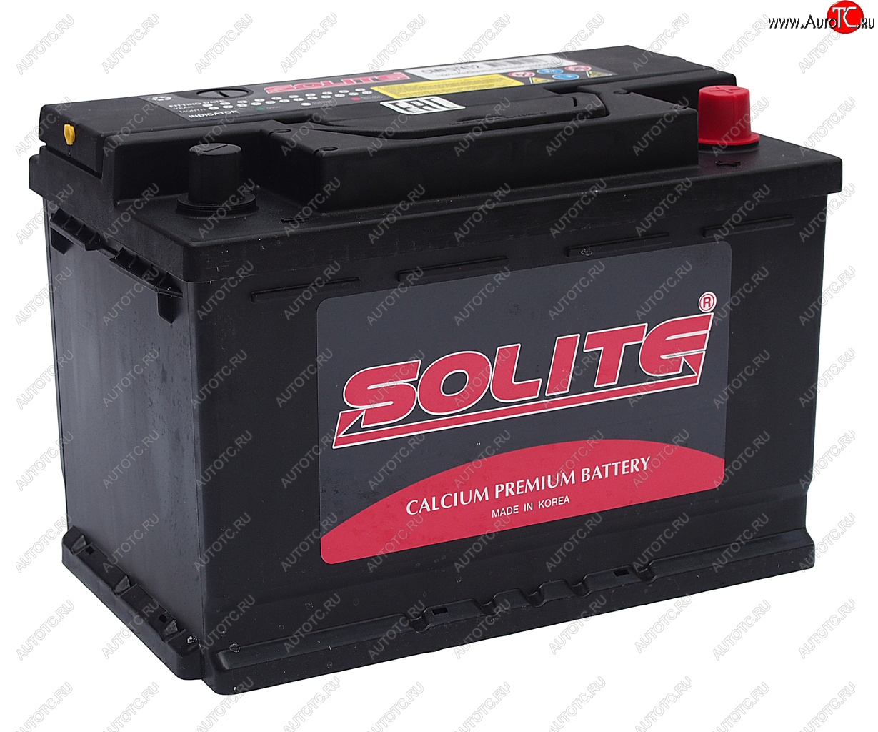 14 299 р. Аккумулятор SOLITE 74Ач обратная полярность SOLITE 6ст74(0) cmf 57412  с доставкой в г. Воронеж