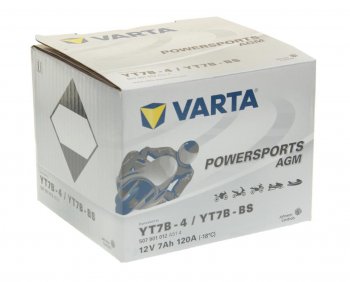 5 249 р. Аккумулятор VARTA MOTO AGM 7Ач VARTA 6ст7 507 901 012 (yt7b-4(bs))  с доставкой в г. Воронеж. Увеличить фотографию 2