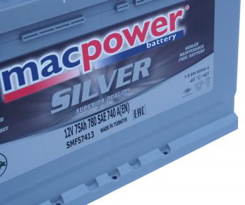 12 599 р. Аккумулятор MACPOWER 75Ач MACPOWER 6ст75(1) smf57413  с доставкой в г. Воронеж. Увеличить фотографию 3