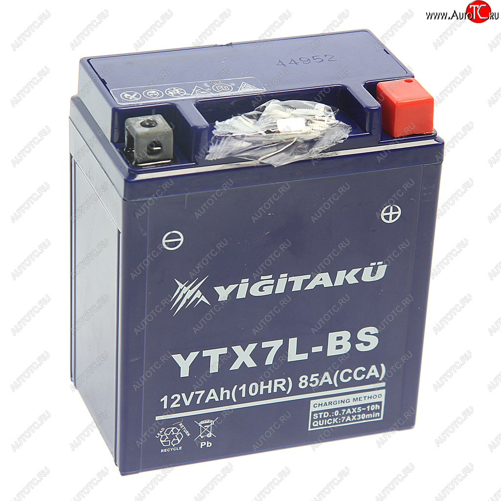 2 399 р. Аккумулятор YIGITAKU MOTO GEL 7А/ч MACPOWER 6ст7 ytx7l-bs(mf) MACPOWER 6ст7 ytx7l-bs(mf)  с доставкой в г. Воронеж