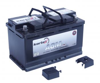 25 699 р. Аккумулятор KORTEX AGM 80Ач обратная полярность KORTEX 6ст80(0) agm580901  с доставкой в г. Воронеж. Увеличить фотографию 2