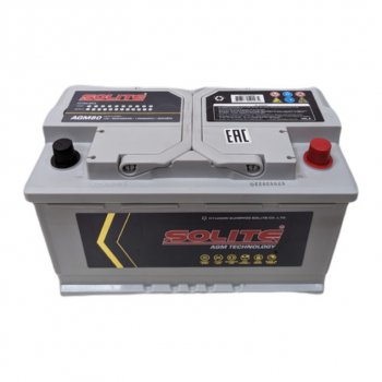 27 999 р. Аккумулятор SOLITE AGM 80Ач обратная полярность SOLITE 6ст80(0) agm80l  с доставкой в г. Воронеж. Увеличить фотографию 3