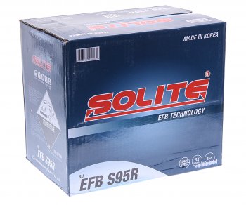 17 999 р. Аккумулятор SOLITE EFB Asia 80Ач SOLITE 6ст80(1) s95r  с доставкой в г. Воронеж. Увеличить фотографию 3