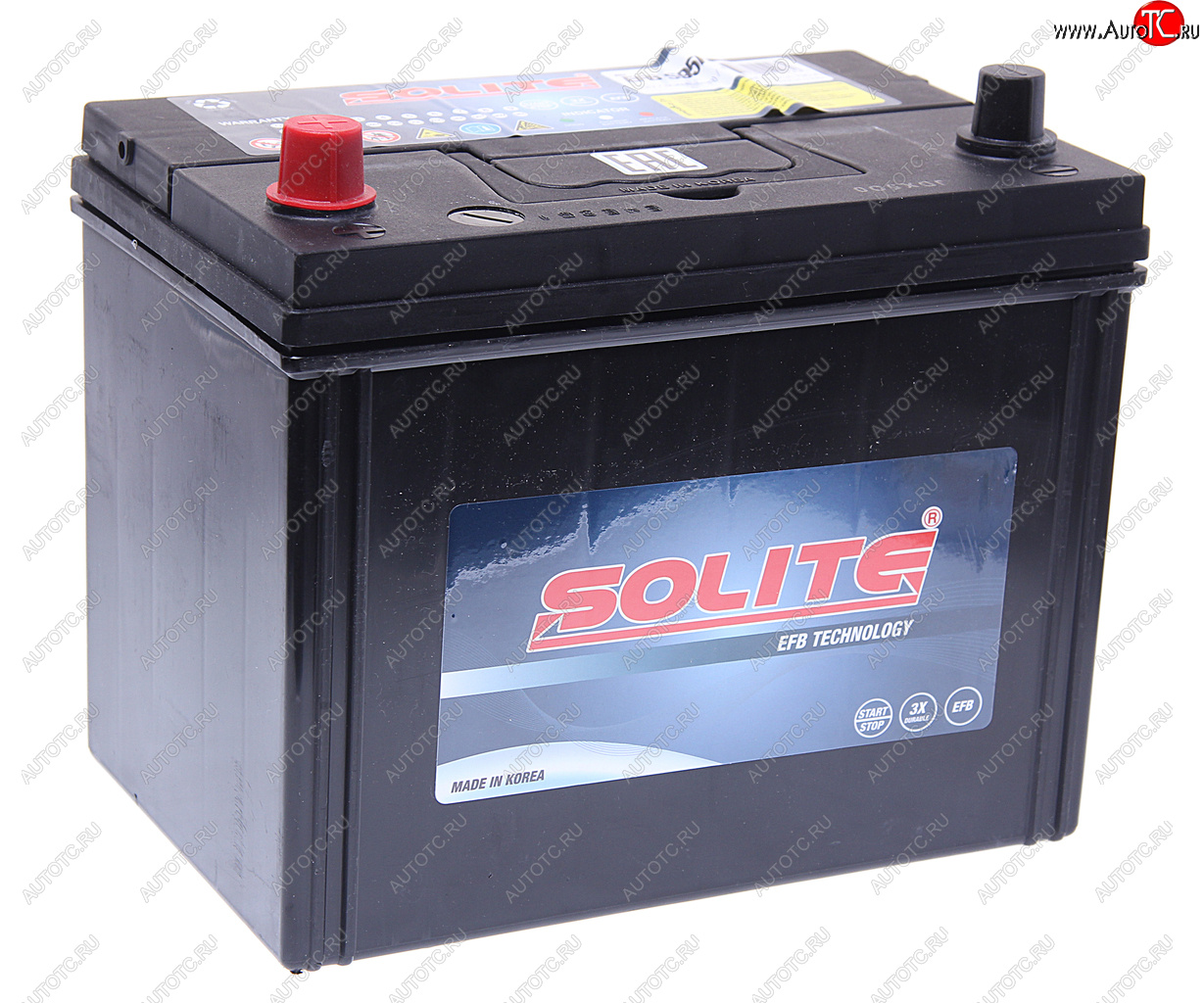 17 999 р. Аккумулятор SOLITE EFB Asia 80Ач SOLITE 6ст80(1) s95r  с доставкой в г. Воронеж