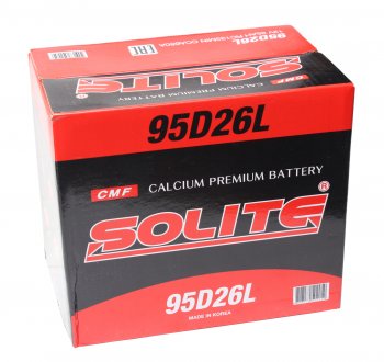 13 599 р. Аккумулятор SOLITE 85Ач обратная полярность SOLITE 6ст85(0) 95d26l  с доставкой в г. Воронеж. Увеличить фотографию 3