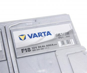 19 349 р. Аккумулятор VARTA Silver Dynamic 85Ач обратная полярность, низкий VARTA 6ст85(0) f18  с доставкой в г. Воронеж. Увеличить фотографию 2
