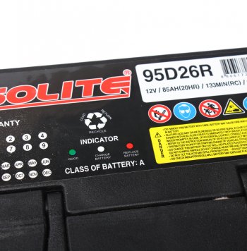 13 599 р. Аккумулятор SOLITE 85Ач SOLITE 6ст85(1) 95d26r  с доставкой в г. Воронеж. Увеличить фотографию 2
