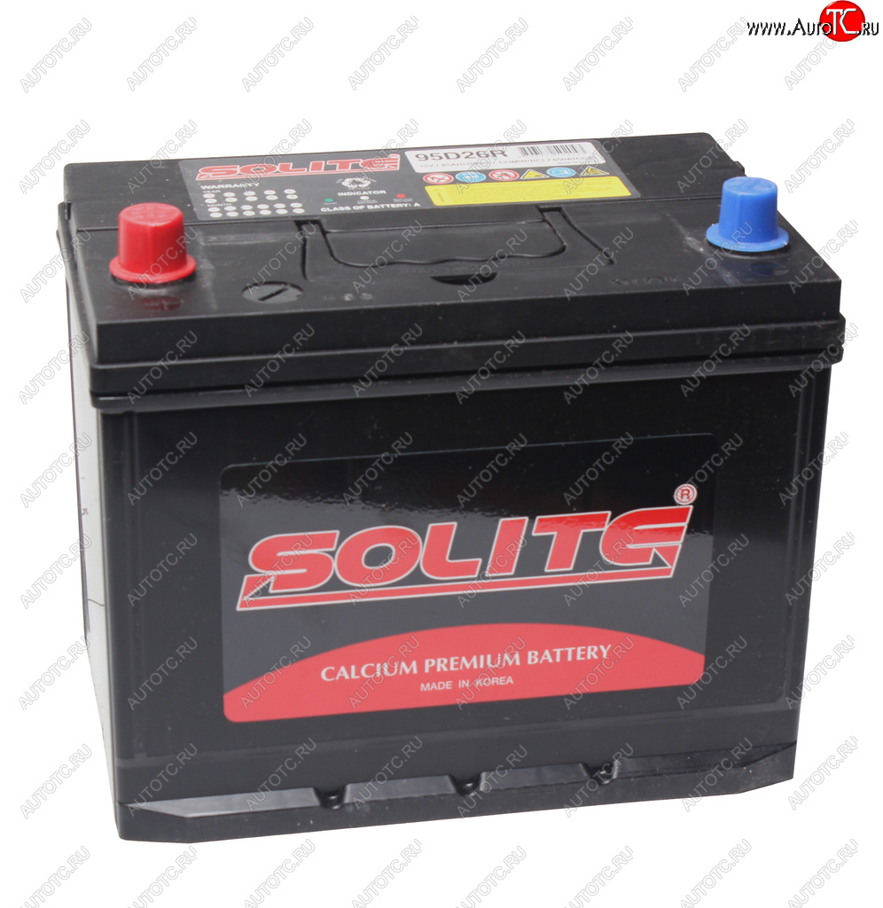 13 599 р. Аккумулятор SOLITE 85Ач SOLITE 6ст85(1) 95d26r  с доставкой в г. Воронеж